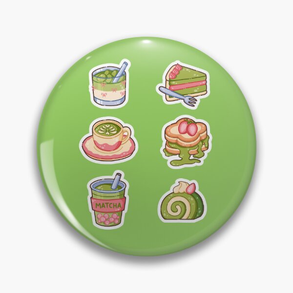 Item preview, Matcha Café Treats Sticker Pack designed and sold by TheRightNotes.