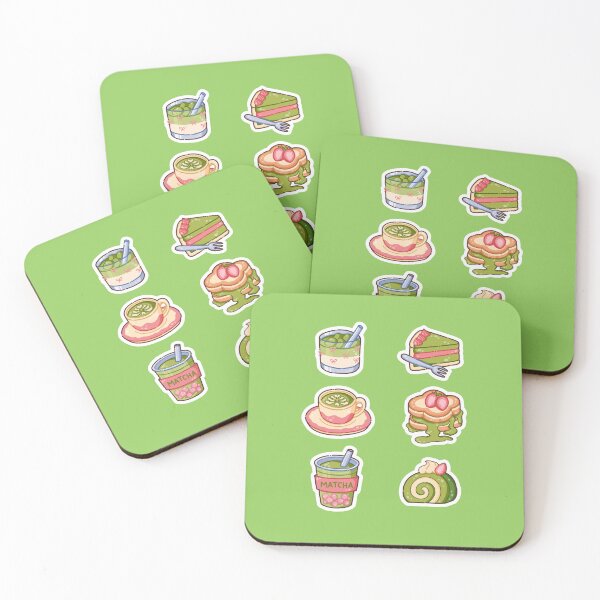Item preview, Matcha Café Treats Sticker Pack designed and sold by TheRightNotes.