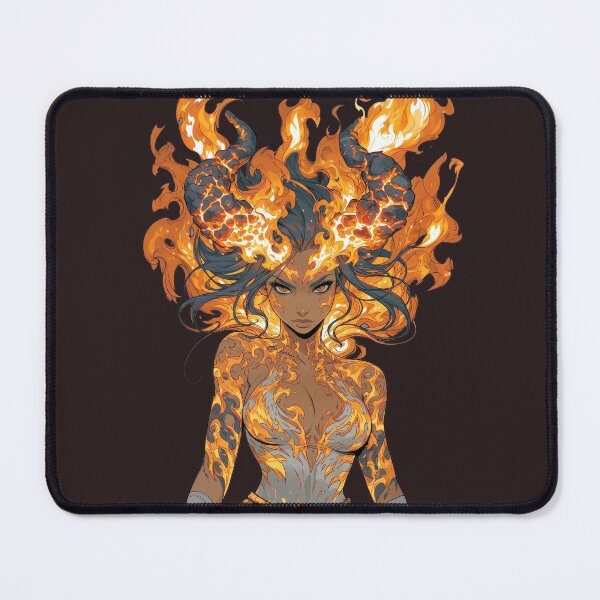 Item preview, Fire Ram Goddess designed and sold by MythicMood.
