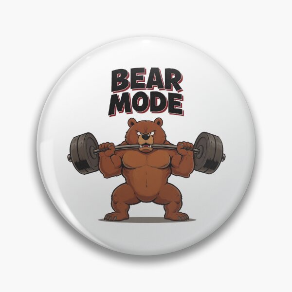 Item preview, Bear Mode Weightlifting Gym Training Design designed and sold by Nuvoro Gifts.