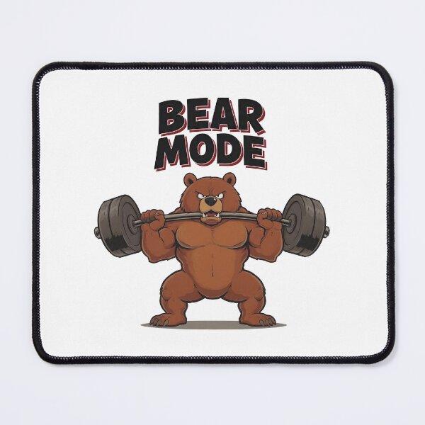 Item preview, Bear Mode Weightlifting Gym Training Design designed and sold by Nuvoro Gifts.