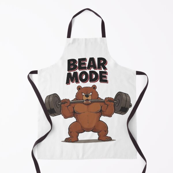Item preview, Bear Mode Weightlifting Gym Training Design designed and sold by Nuvoro Gifts.