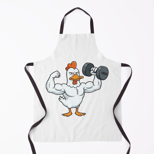 Item preview, Too Strong To Fry – Funny Muscular Chicken Gym Workout Design designed and sold by Charonde.