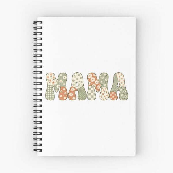 Item preview, Retro Groovy Mama – Earthy Sage Green Floral Patchwork designed and sold by Prints-Things.