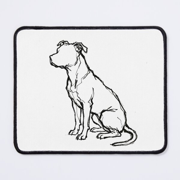 Item preview, Pitbull Ink Sketch Sticker Art T-Shirt Dog Lover Gift designed and sold by barbastyle.