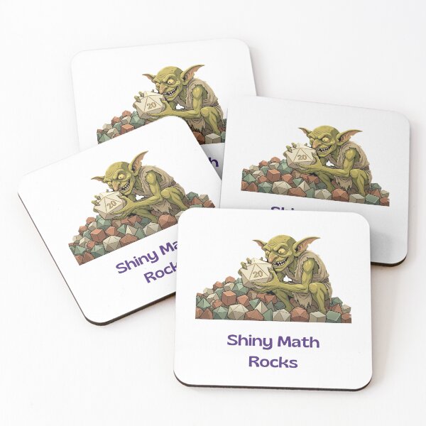 Item preview, Dice Goblin Shiny Math Rocks Tabletop RPG Humor designed and sold by SW Shop.