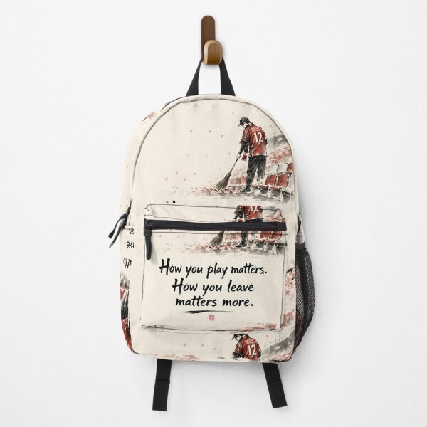 Item preview, How You Play Matters How You Leave Matters More — Japanese Fan Soccer World Cup Art Print designed and sold by AbderraimArt.
