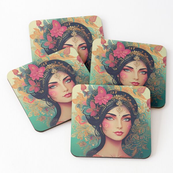 Item preview, Fairytale Dreamscape - Enchanted Botanical Portrait designed and sold by ToxicInkArt.