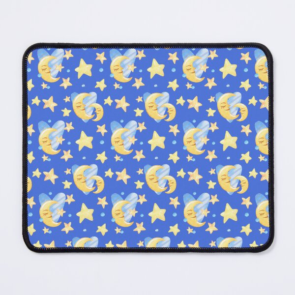 Item preview, Celestial Moon & Stars Watercolor Pattern designed and sold by SashaZinch.