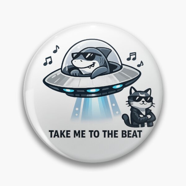 Item preview, Take Me to the Beat – Funny UFO Music Design designed and sold by Dogandesighn.