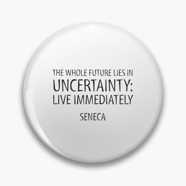 Item preview, Seneca Stoic philosophy - The whole future lies in uncertainty_ live immediately - Seneca   designed and sold by Inspirationmotivation.