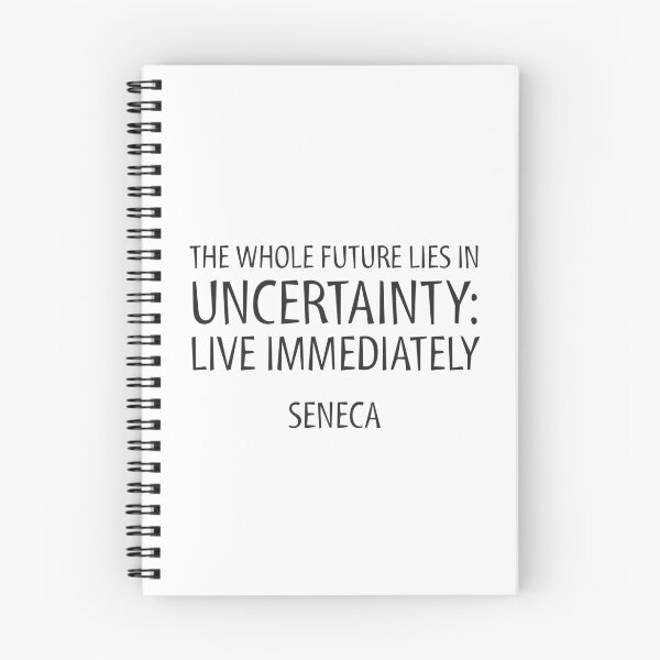 Item preview, Seneca Stoic philosophy - The whole future lies in uncertainty_ live immediately - Seneca   designed and sold by Inspirationmotivation.