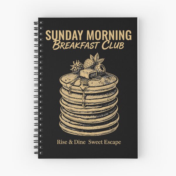 Item preview, Breakfast Sunday Morning Breakfast Club Funny designed and sold by LuminOrb.