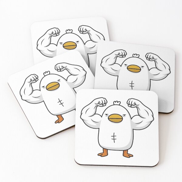 Item preview, Feathered Powerhouse – Strong Chicken Bodybuilder Cartoon Design designed and sold by Charonde.