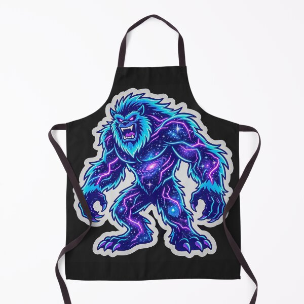 Item preview, Cosmic Galaxy Yeti Roaring Gaming Beast designed and sold by MagsMarC.