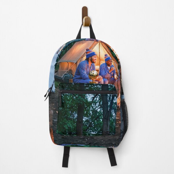 Item preview, Jalen Brunson Campfire With NY Knicks Super Fans designed and sold by Home Decor Art.