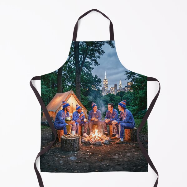 Item preview, Jalen Brunson Campfire With NY Knicks Super Fans designed and sold by Home Decor Art.