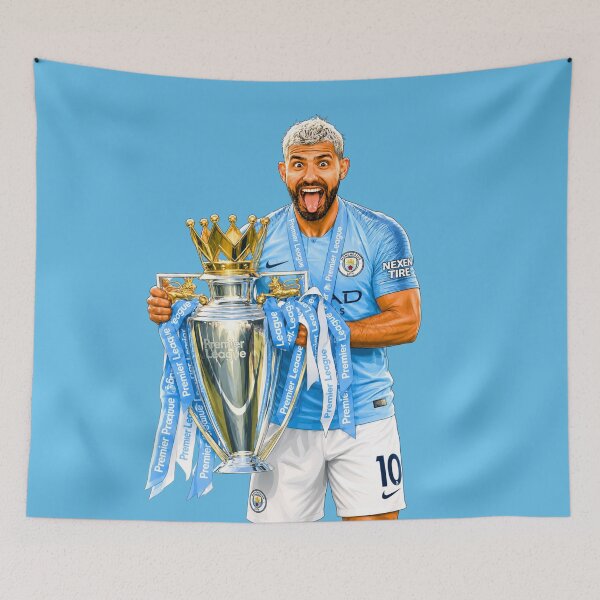 Item preview, Sergio Agüero | Man City designed and sold by Sector 99.
