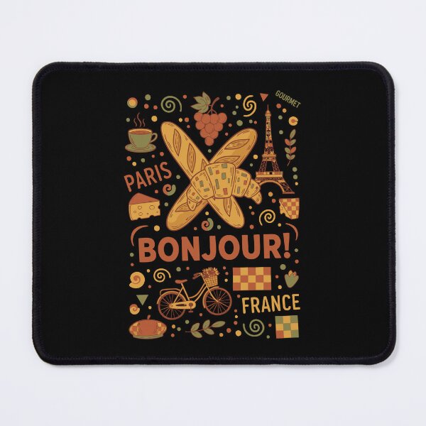 Item preview, Breakfast Bonjour Paris France Brunch Coffee Food designed and sold by LuminOrb.