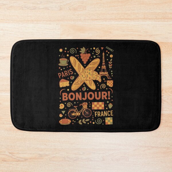 Item preview, Breakfast Bonjour Paris France Brunch Coffee Food designed and sold by LuminOrb.