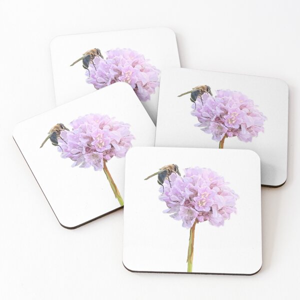 Item preview, Bee on an allium flower designed and sold by synestheteco.