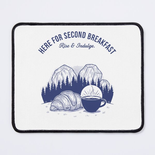 Item preview, Breakfast Second Breakfast Rise And Indulge designed and sold by LuminOrb.