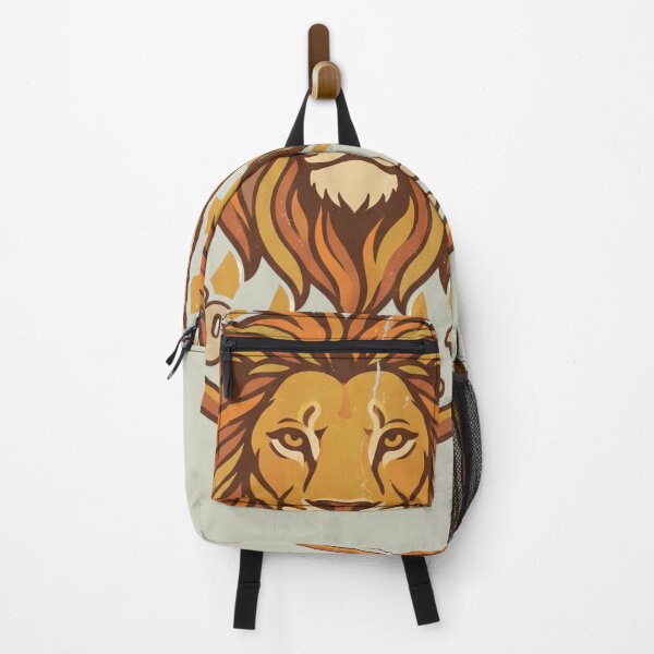 Item preview, Retro Courageous Lion Badge designed and sold by PosiPrints.