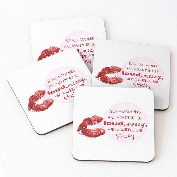 Item preview, Loud, Messy, Sticky – Red Lips Bubble Gum Design designed and sold by Soleil's Collective.
