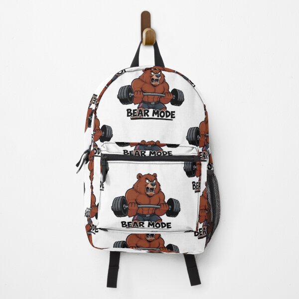 Item preview, Bear Mode Heavy Weightlifting Gym Design designed and sold by Nuvoro Gifts.