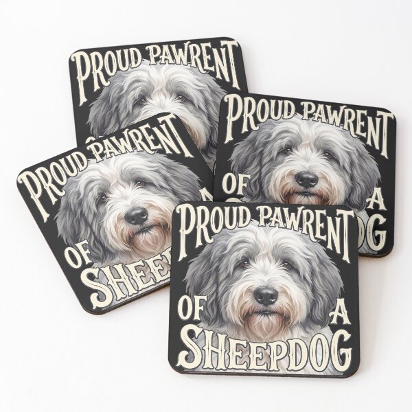 Item preview, Old English Sheepdog designed and sold by The Quiet Canvas By Jacky.