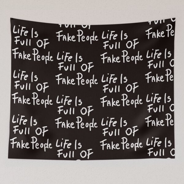 Item preview, life is full of FAKE people designed and sold by Kasia1987t.