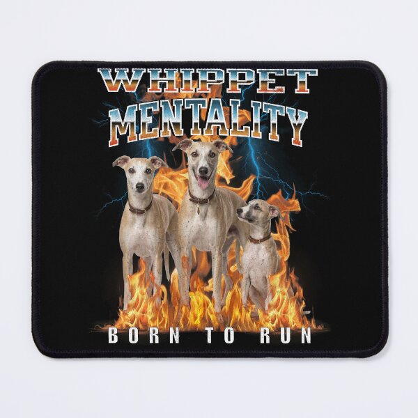Item preview, Whippet Mentality Born To Run – Fast Elegant Sighthound Gift designed and sold by HoshisWorld2018.