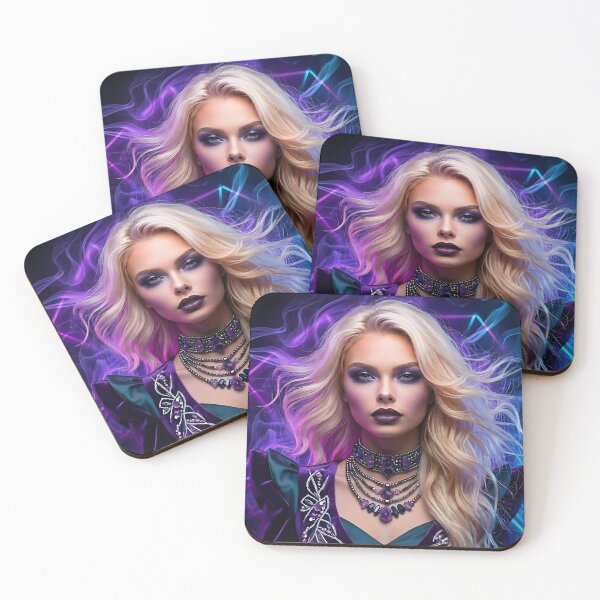 Item preview, Mystic Purple Neon - Enchanted Amethyst Glamour designed and sold by ToxicInkArt.
