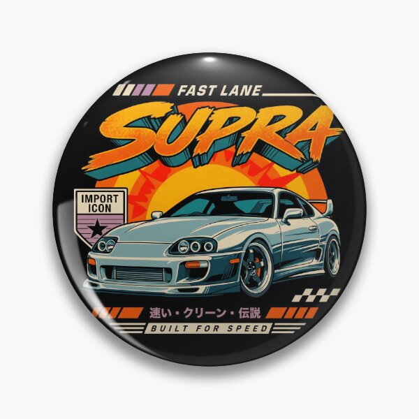 Item preview, Retro 90s JDM Sports Car Fast Lane Tuner designed and sold by Vermanartist.