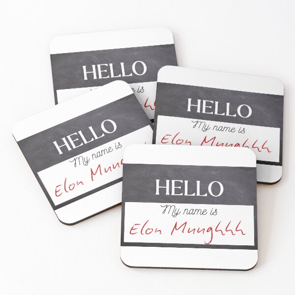 Item preview, Elon Musk at the party designed and sold by MacMosh.