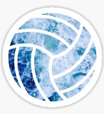 Volleyball Ocean Sticker