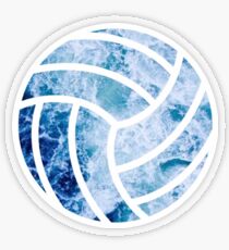 Volleyball Ozean Transparenter Sticker