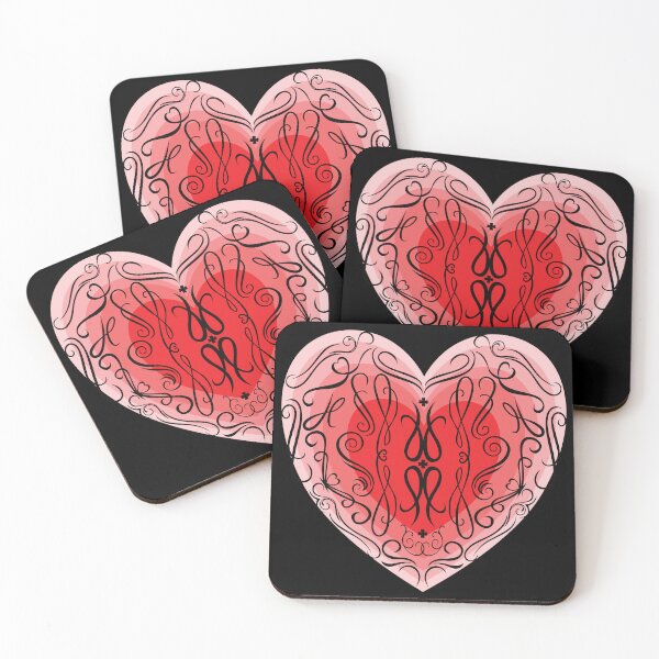 Item preview, Vintage heart in a scrolling style, romantic ornament design designed and sold by MiPa78.