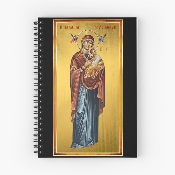 Item preview, Virgin Mary Theotokos Icon Gold designed and sold by Yiorgos Designs.