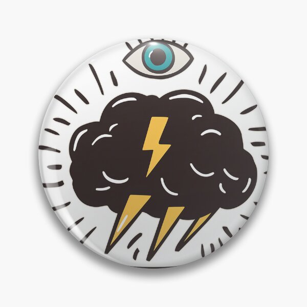 Item preview, Thunderstorm Brain All Seeing Eye designed and sold by BeYourself2026.