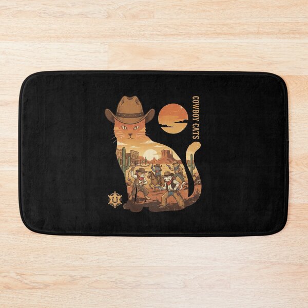 Item preview, Outlined Cowboy Cat Western Cats  designed and sold by Milasneeze.