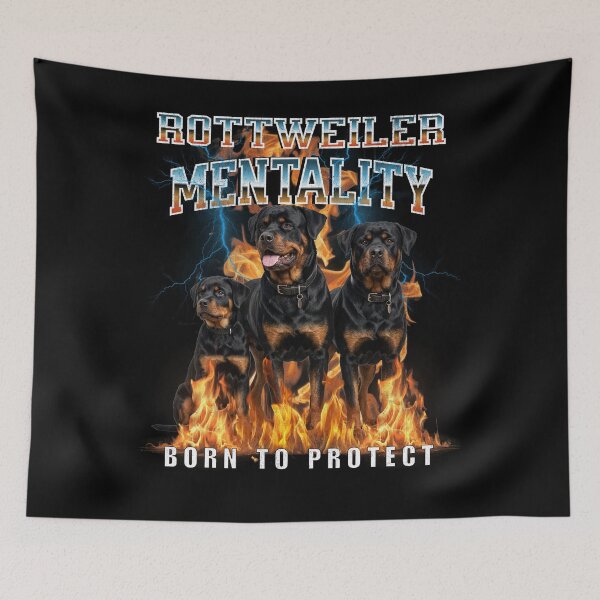 Item preview, Rottweiler Mentality Born To Protect – Loyal Guardian Dog Breed Gift designed and sold by HoshisWorld2018.