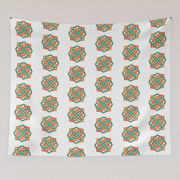 Item preview, Geometric Celtic Knot Interlocking Abstract Graphic Art designed and sold by FlatInkStudio.