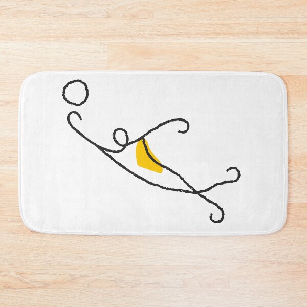 Item preview, Minimalist Football Player World Cup Print designed and sold by missbobbit.