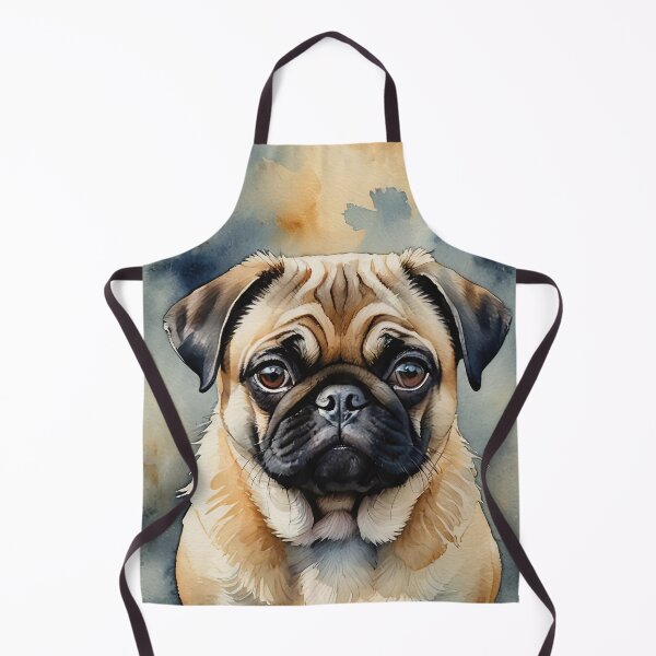 Item preview, Pug Watercolor Dog Art designed and sold by MaverlyShop.