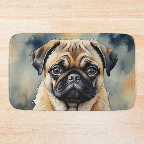 Item preview, Pug Watercolor Dog Art designed and sold by MaverlyShop.
