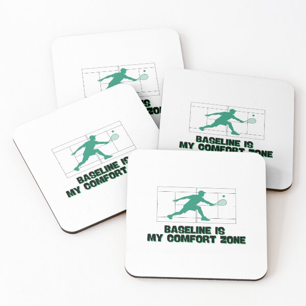 Item preview, Baseline is My Comfort Zone - Tennis Lifestyle designed and sold by RunningWhiskers.