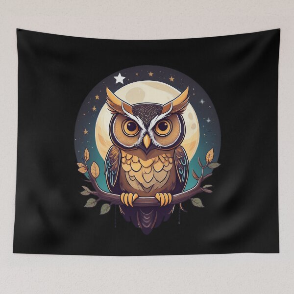 Item preview, Forest Guardian Owl designed and sold by RockitBaby.