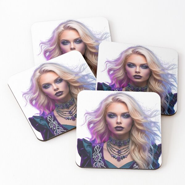 Item preview, Mystic Purple Neon - Enchanted Amethyst Glamour designed and sold by ToxicInkArt.