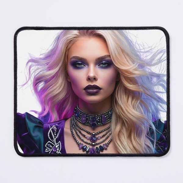 Item preview, Mystic Purple Neon - Enchanted Amethyst Glamour designed and sold by ToxicInkArt.